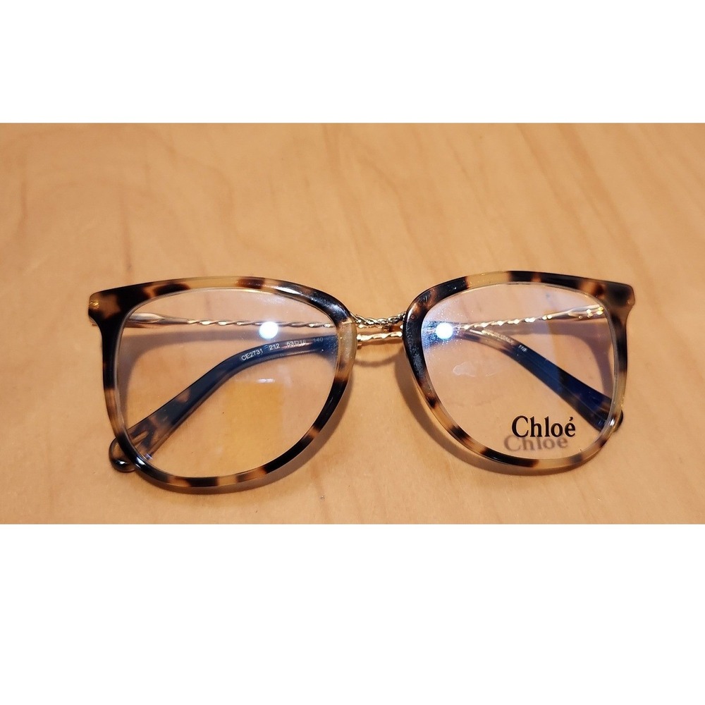 Chloe CE2731 Eyeglasses Tortoise Gold Twist Arm 53-18‎ Italy Frames